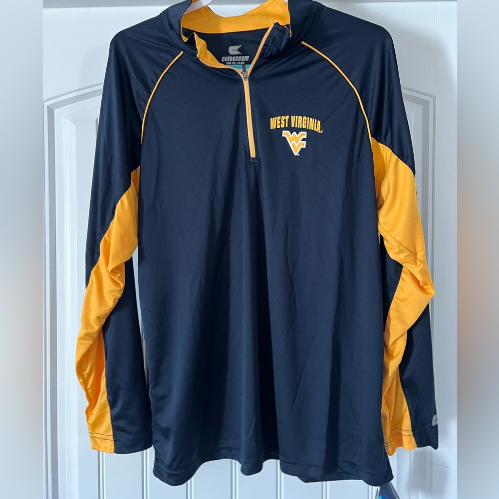 1/4 Zip pullover. West Virginia Mountaineers